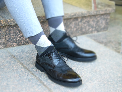 Shato Шкарпетки чол 011 Men Socks Rhombus